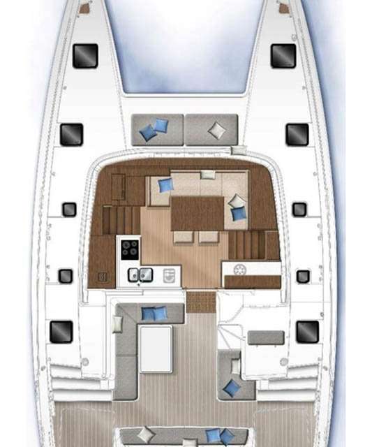 Plans du bateau Lagoon 40