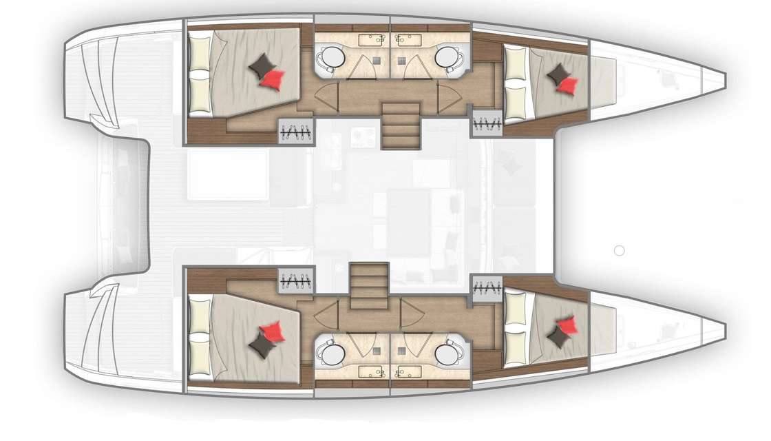 Plans du bateau Lagoon 40