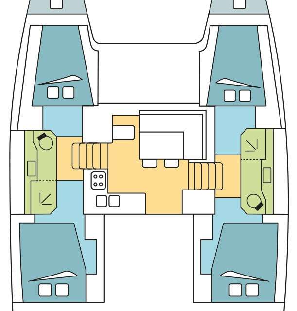 Plans du bateau Lagoon 40