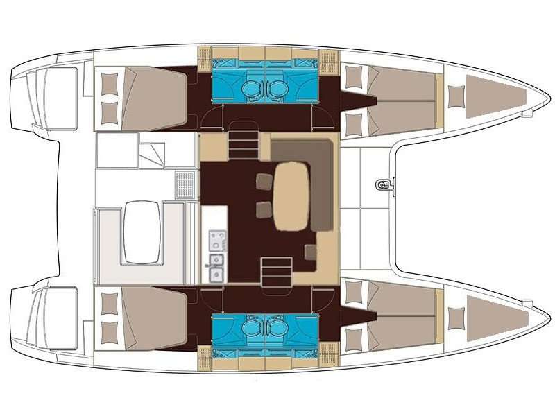 Bootslayouts Lagoon 400