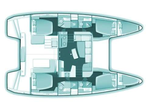 Plans du bateau Lagoon 42