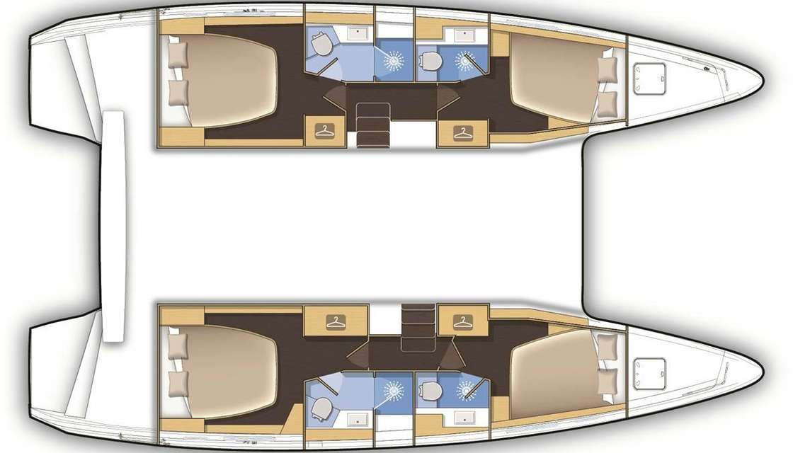 Plans du bateau Lagoon 42