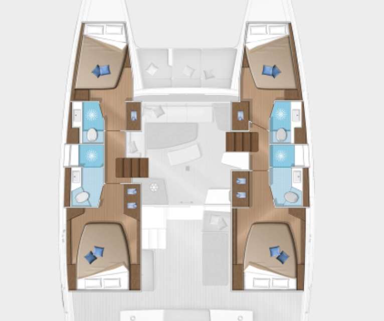 Plans du bateau Lagoon 42