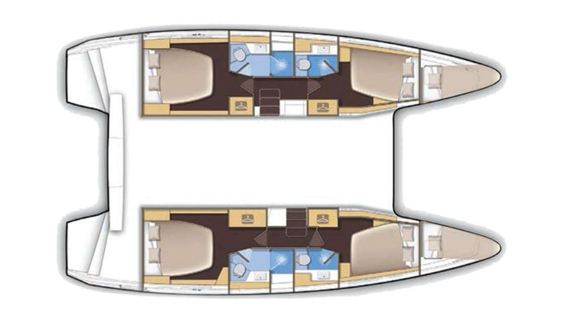 Plans du bateau Lagoon 42