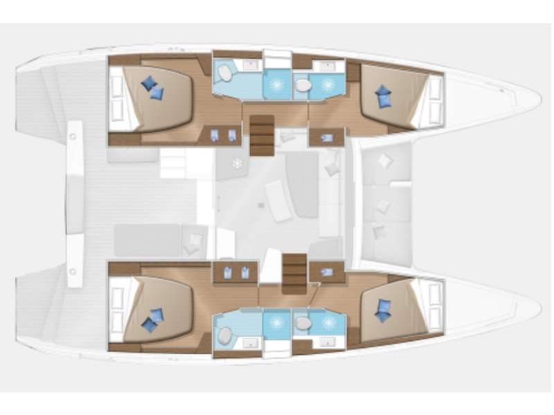 Plans du bateau Lagoon 42