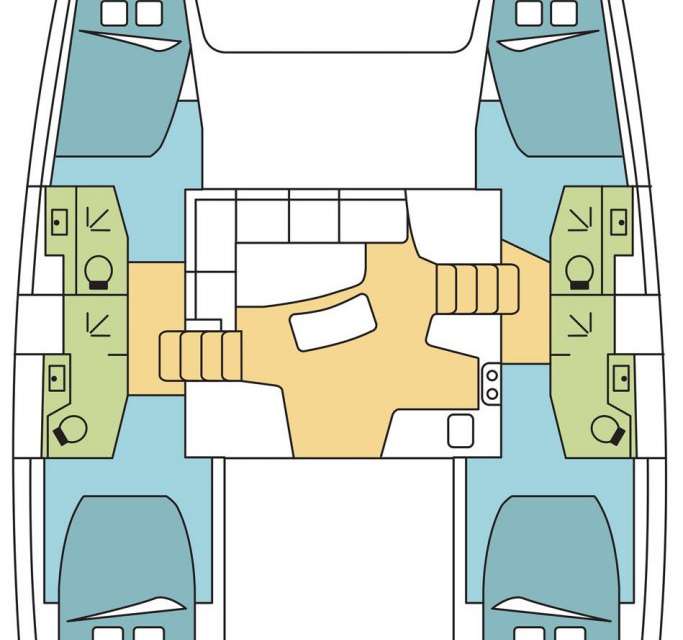 Plans du bateau Lagoon 42