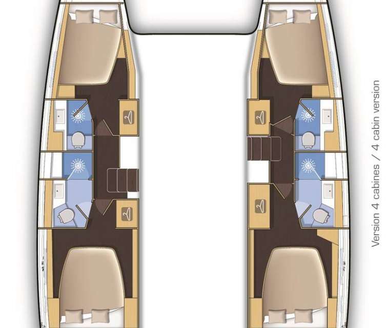 Plans du bateau Lagoon 42