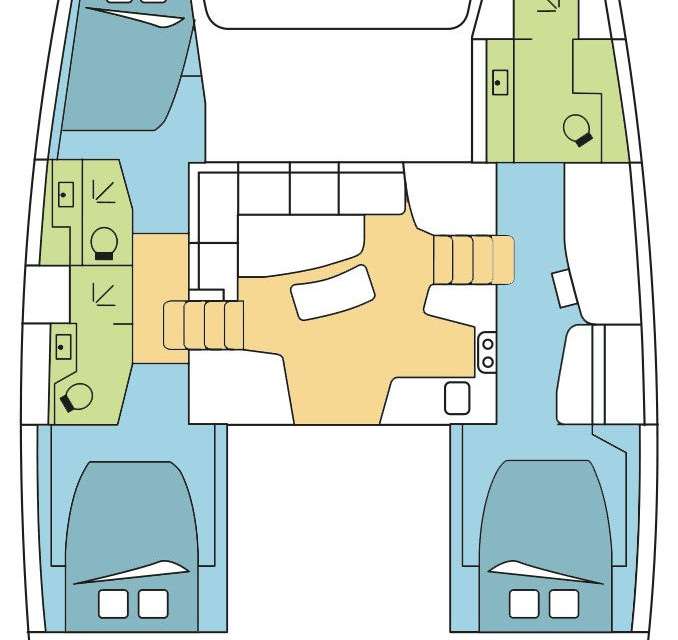 Plans du bateau Lagoon 42