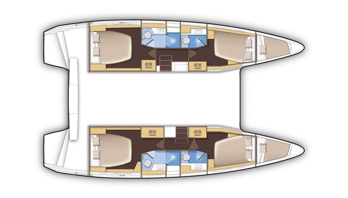 Plans du bateau Lagoon 42