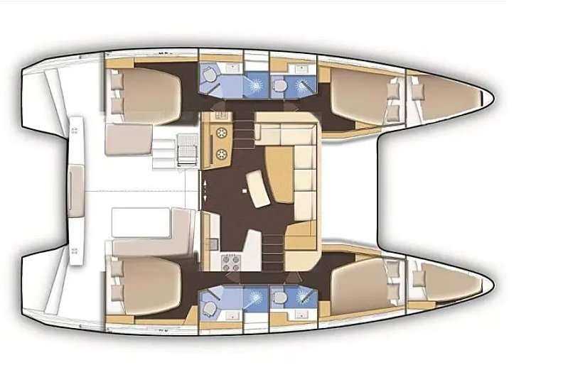 Plans du bateau Lagoon 42