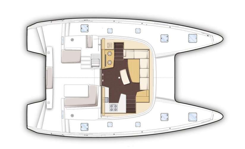 Plans du bateau Lagoon 42