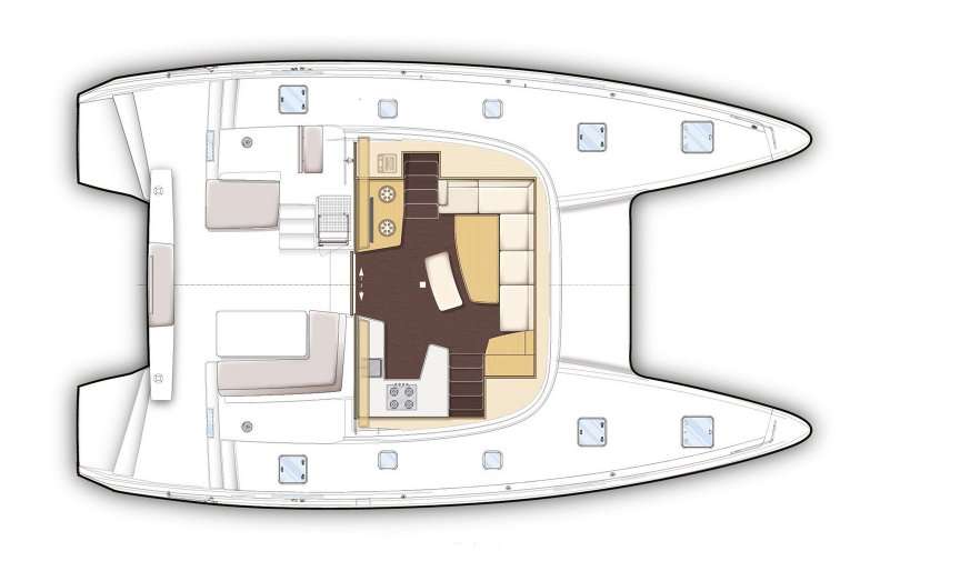 Plans du bateau Lagoon 42