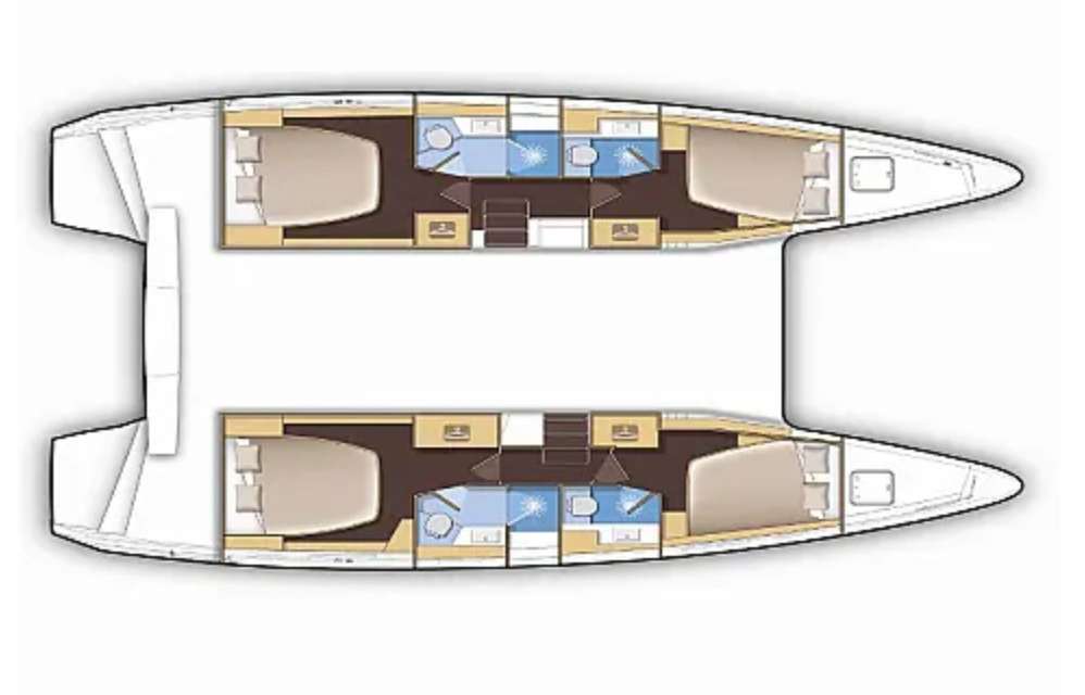 Plans du bateau Lagoon 42