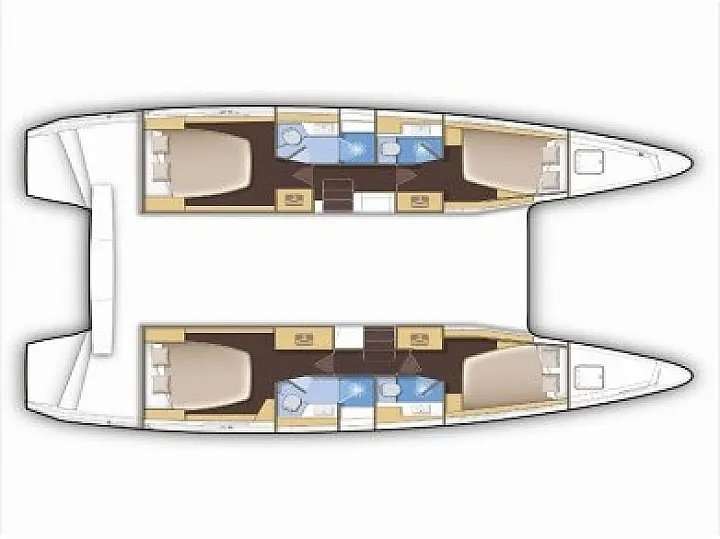 Plans du bateau Lagoon 42