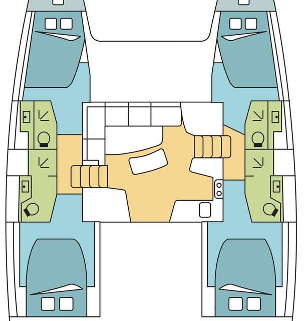 Plans du bateau Lagoon 42