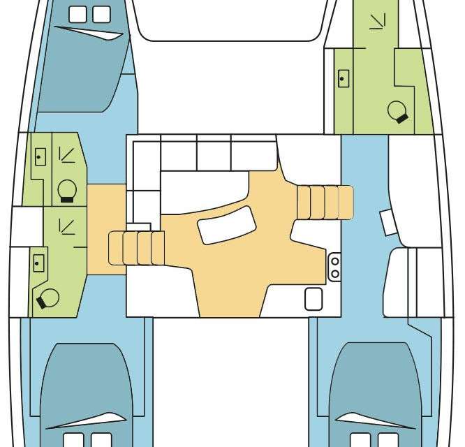 Plans du bateau Lagoon 42