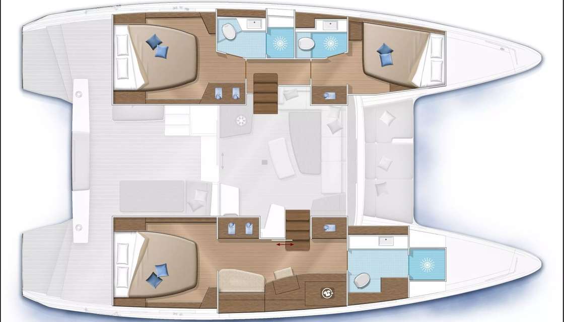 Bootslayouts Lagoon 42