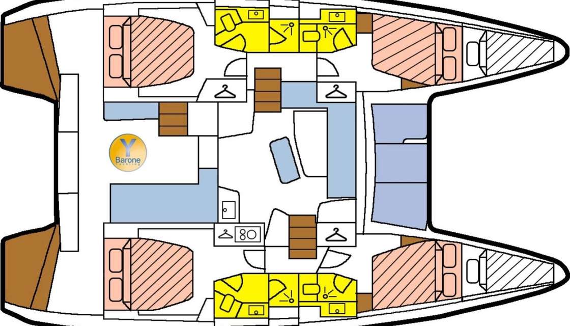 Plans du bateau Lagoon 42