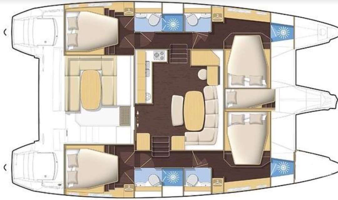 Bootslayouts Lagoon 420