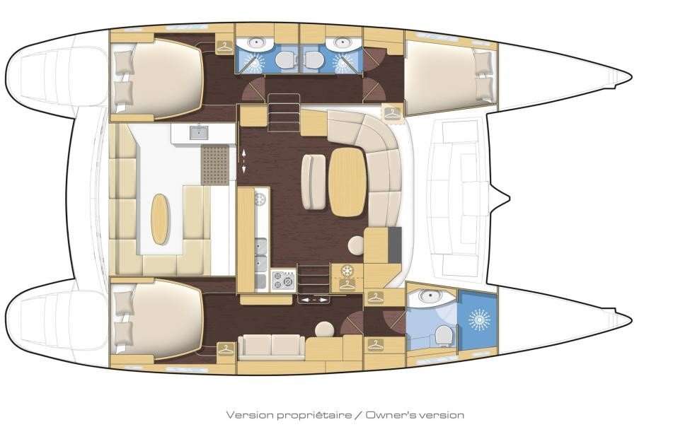 Plans du bateau Lagoon 440