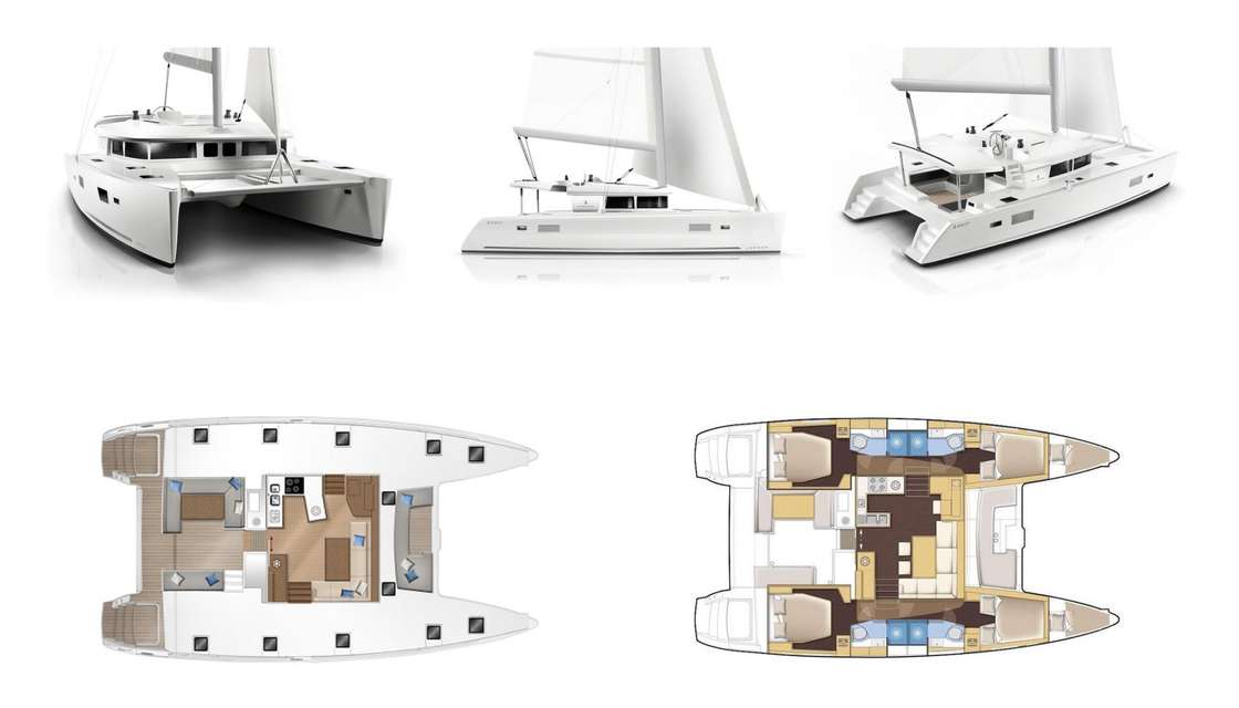 Plans du bateau Lagoon 450