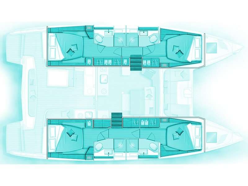 Plans du bateau Lagoon 46