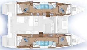 Plans du bateau Lagoon 46