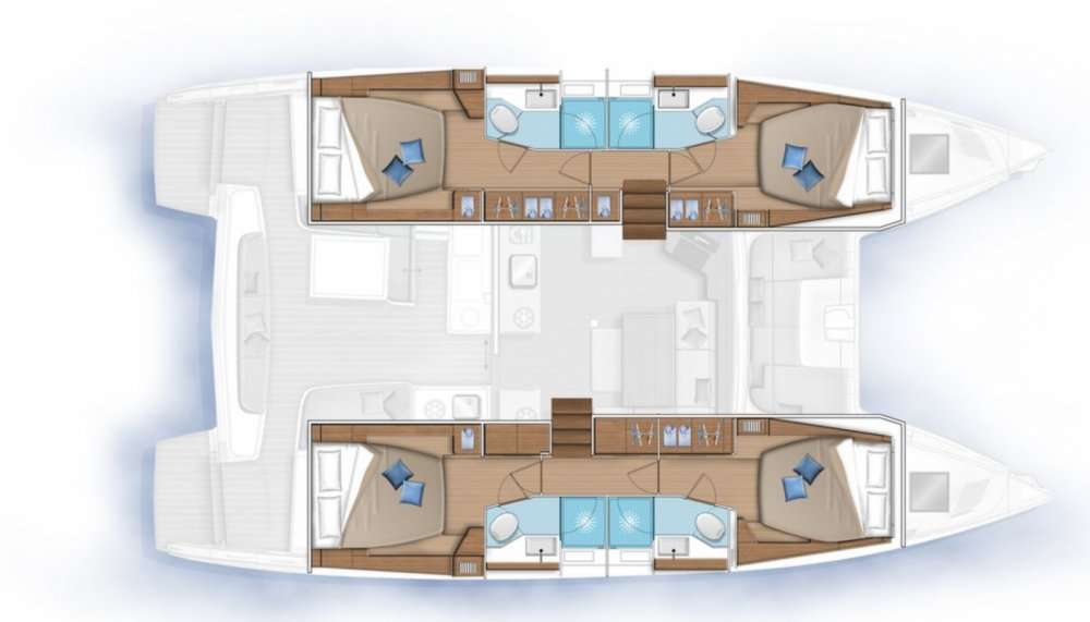 Plans du bateau Lagoon 46