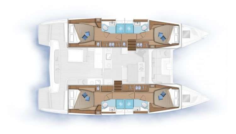 Plans du bateau Lagoon 46