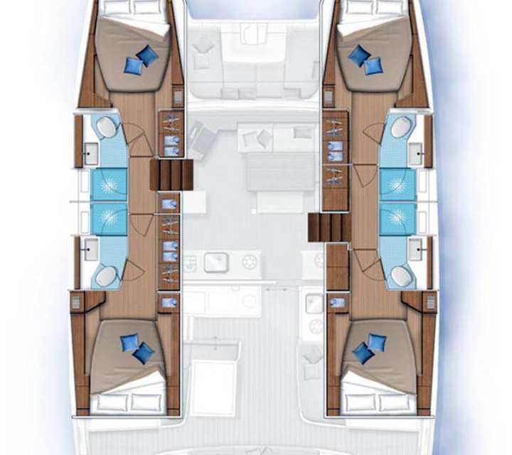 Plans du bateau Lagoon 46