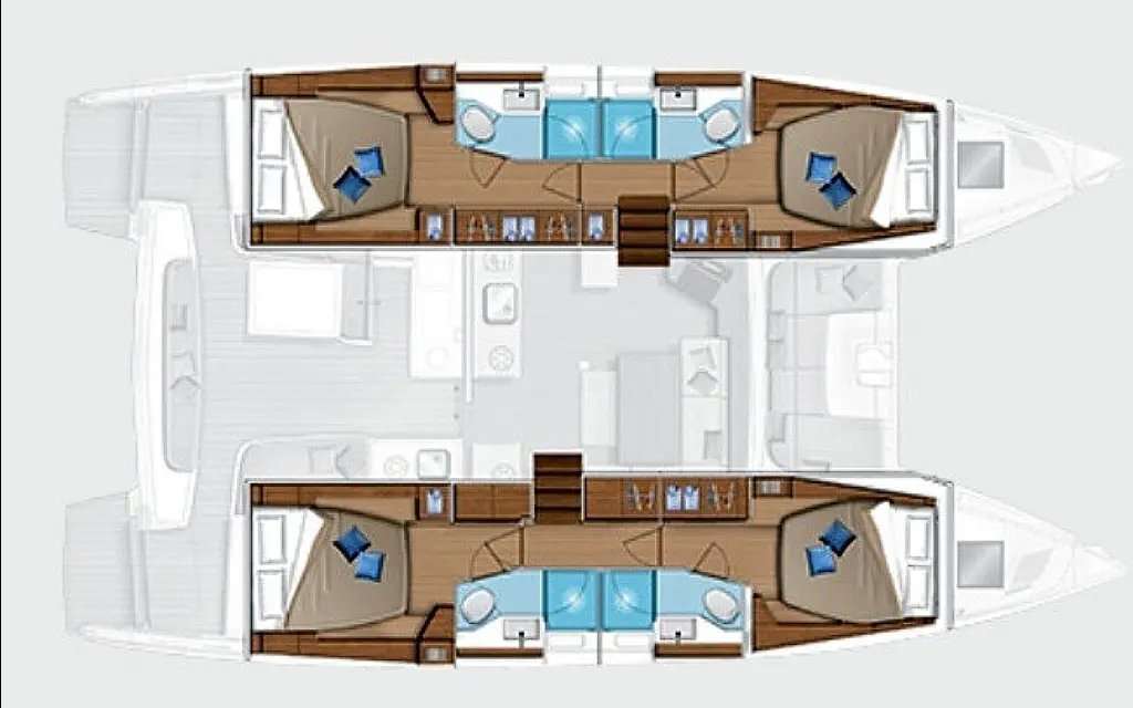 Bootslayouts Lagoon 46