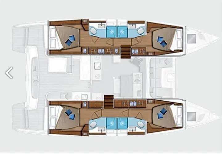 Plans du bateau Lagoon 46