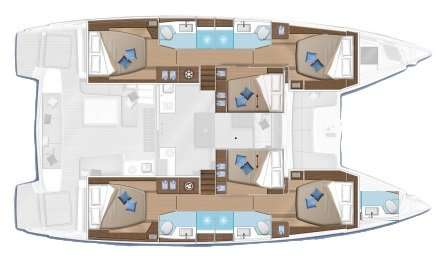 Plans du bateau Lagoon 50