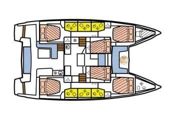 Plans du bateau Lagoon 50