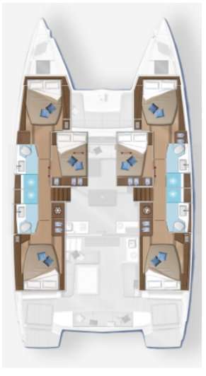 Plans du bateau Lagoon 50