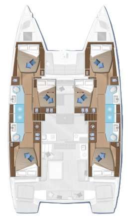 Plans du bateau Lagoon 50