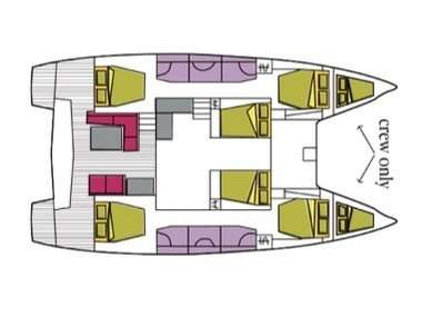 Plans du bateau Lagoon 50