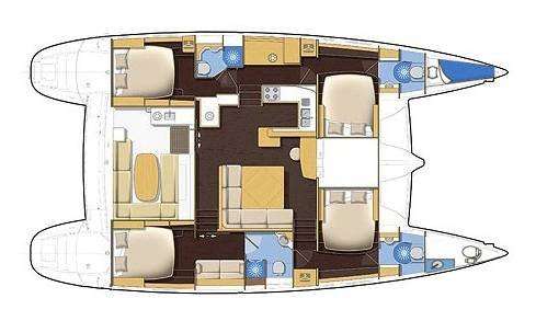 Bootslayouts Lagoon 500