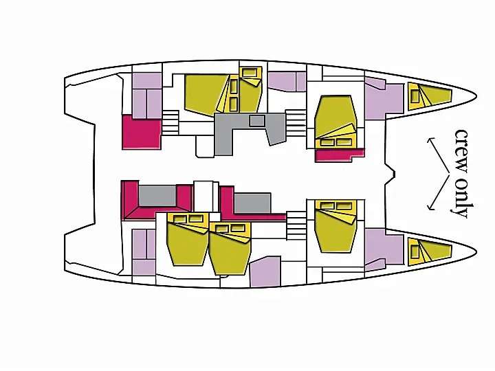 Plans du bateau Lagoon 52