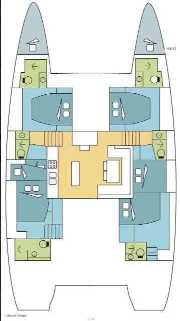 Plans du bateau Lagoon 52 Fly