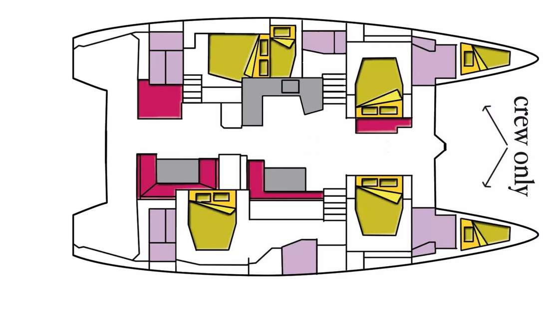 Bootslayouts Lagoon 52 Fly