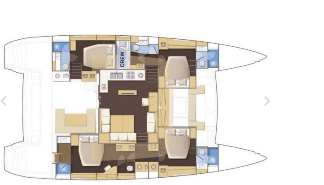 Plans du bateau Lagoon 560