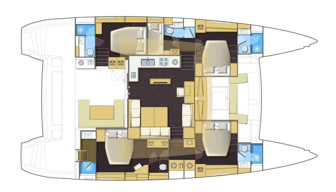 Plans du bateau Lagoon 560 S2