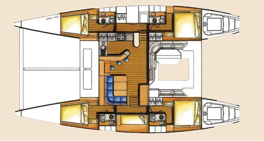 Bootslayouts Lagoon 570