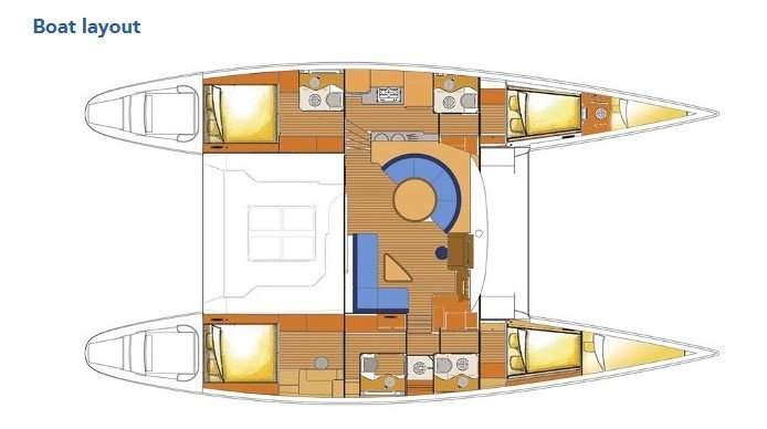 Plans du bateau Lagoon 570