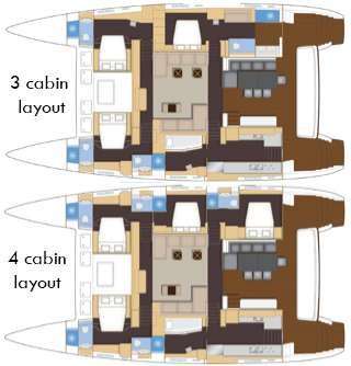 Plans du bateau Lagoon 620