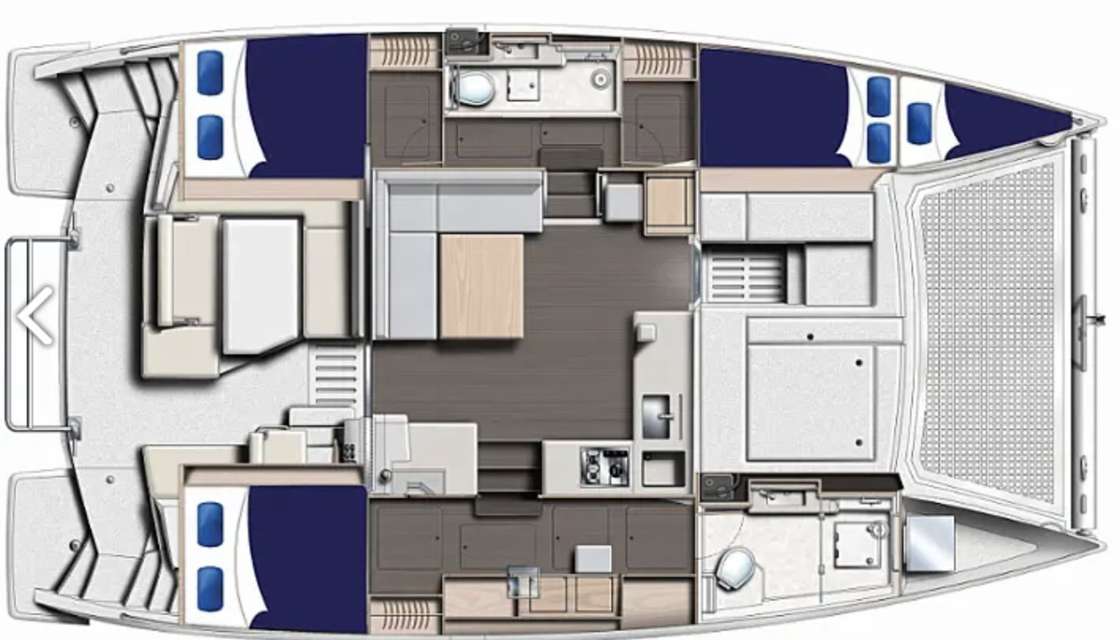 Plans du bateau Leopard 40