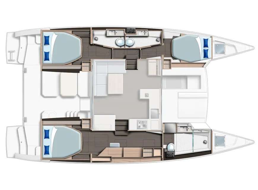 Plans du bateau Leopard 42