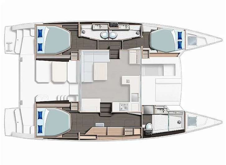 Plans du bateau Leopard 42