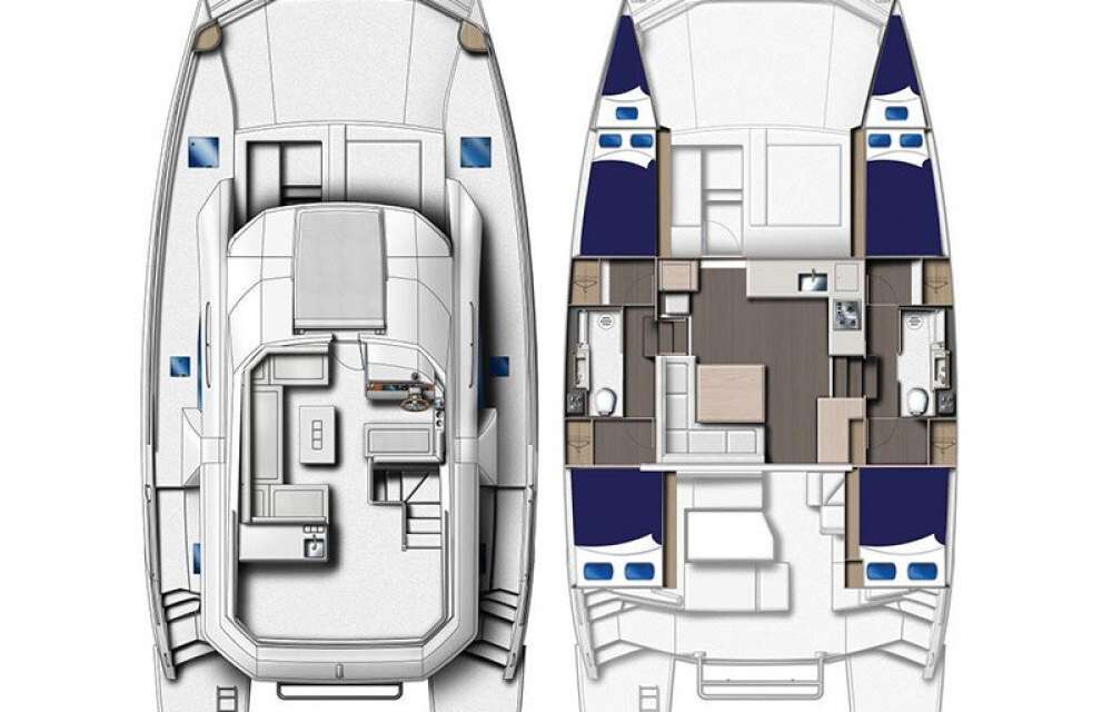 Plans du bateau Leopard 43 PC